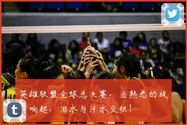 英雄联盟全球总决赛，当熟悉的旋律响起，泪水与汗水交织！
